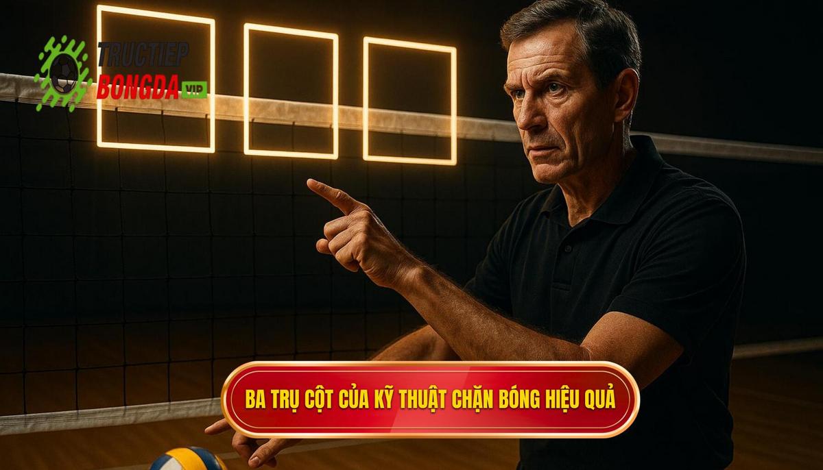 Ba trụ cột cốt lõi của Kỹ thuật đánh chặn bóng hiệu quả
