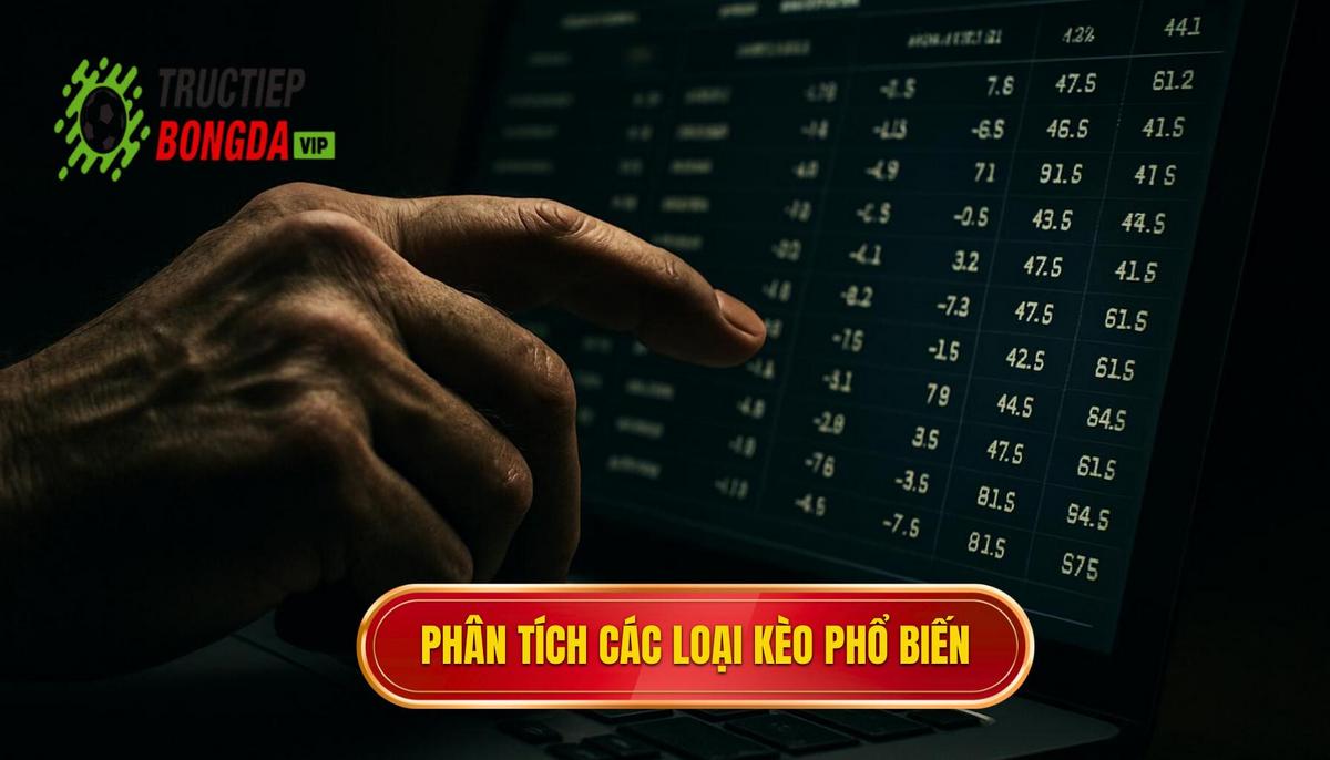 Phân tích các loại kèo phổ biến giúp giảm thiểu khả năng thua trắng
