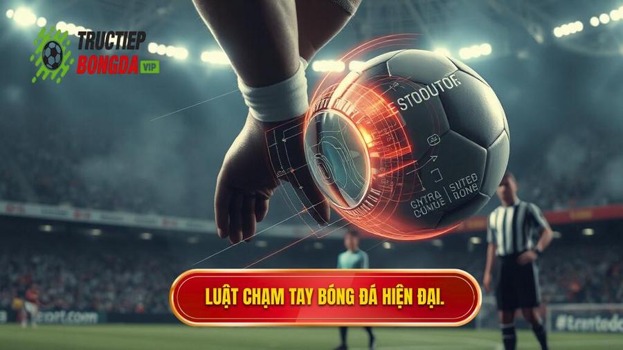 1. Luật chạm tay bóng đá hiện đại.