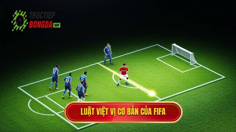 1. Luật việt vị cơ bản của FIFA