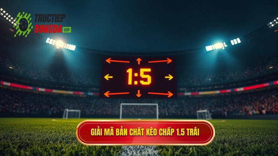 Hiểu rõ bản chất kèo chấp 1.5 trái trước khi đặt cược