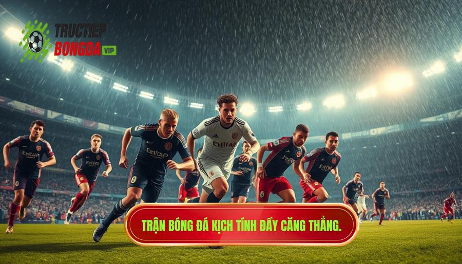Thế nào là một trận đấu căng thẳng nghẹt thở trong bóng đá hiện đại?