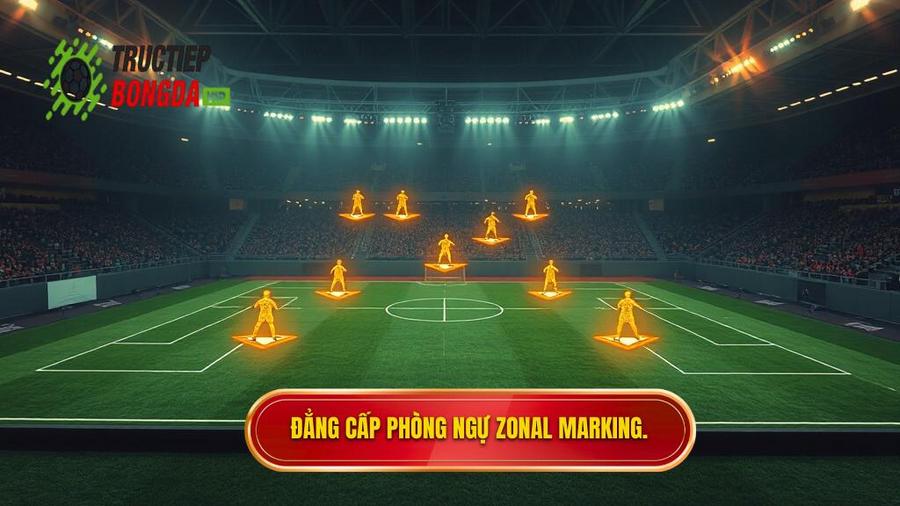 Kỹ thuật phòng ngự zonal marking: Bí quyết thép trong bóng đá hiện đại
